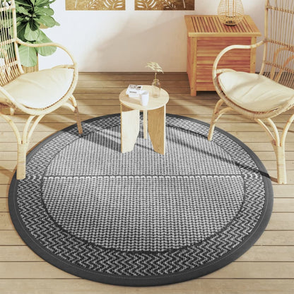 Tappeto da Esterno ARAKIL Grigio Ã˜160 cm in PP