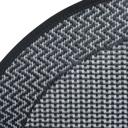 Tappeto da Esterno ARAKIL Grigio Ã˜160 cm in PP