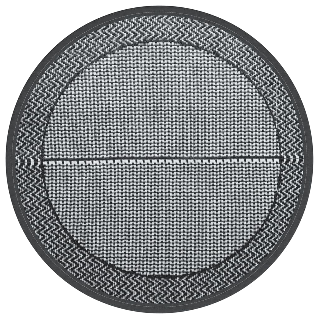Tappeto da Esterno ARAKIL Grigio Ã˜200 cm in PP