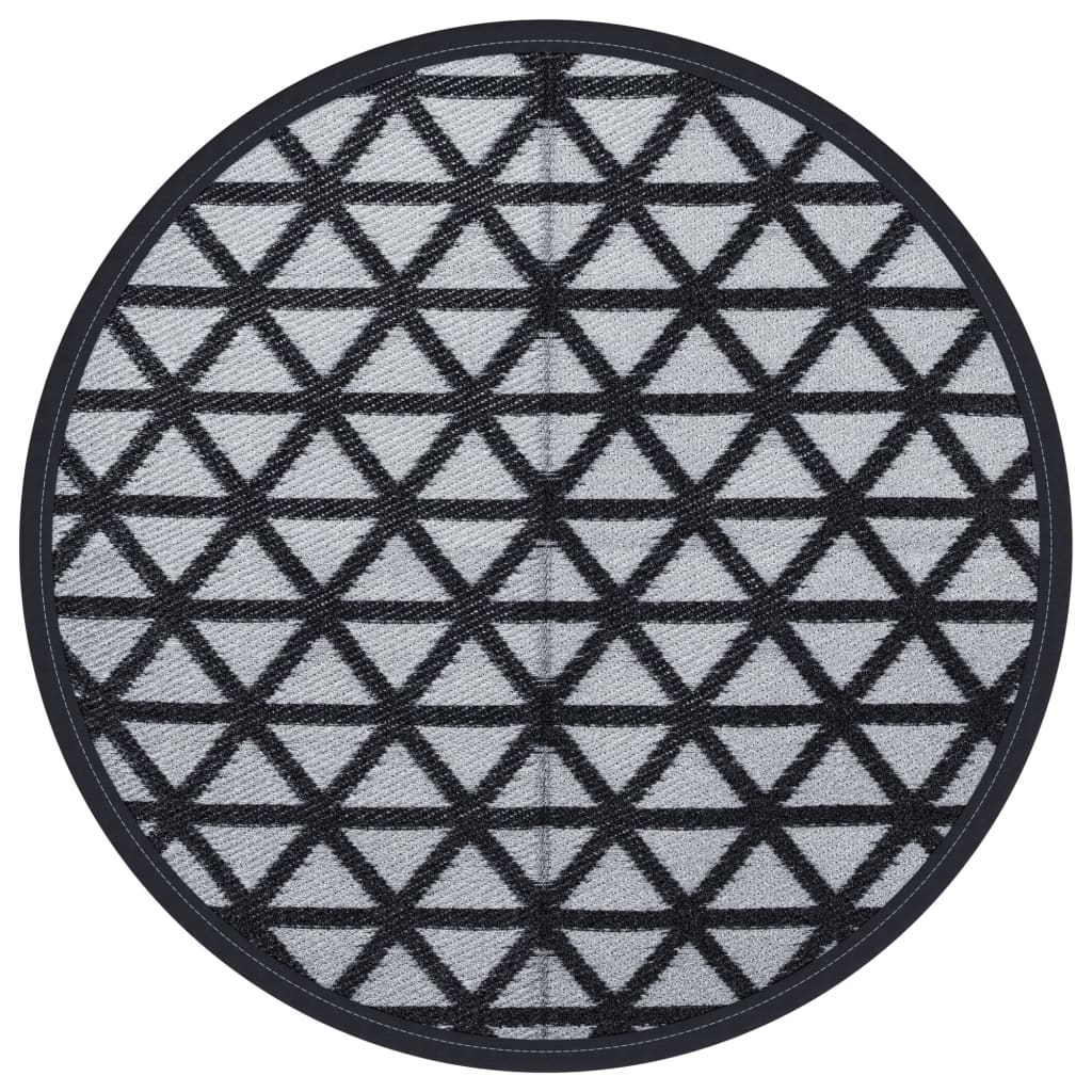 Tappeto da Esterni ARAKIL Nero ÃƒËœ160 cm in PP