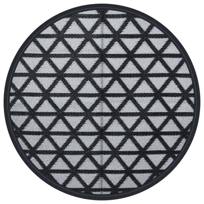 Tappeto da Esterni ARAKIL Nero ÃƒËœ160 cm in PP