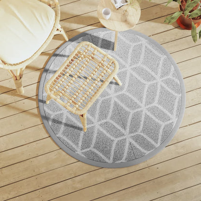 Tappeto da Esterno ARAKIL Grigio ÃƒËœ120 cm in PP