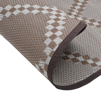 Tappeto da Esterno ARAKIL Marrone Ã˜200 cm PP