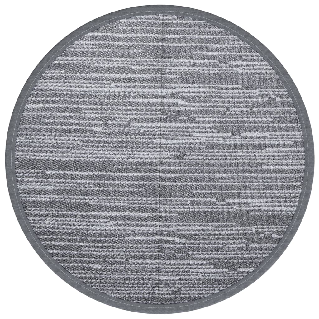 Tappeto da Esterno ARAKIL Grigio Ø200 cm in PP