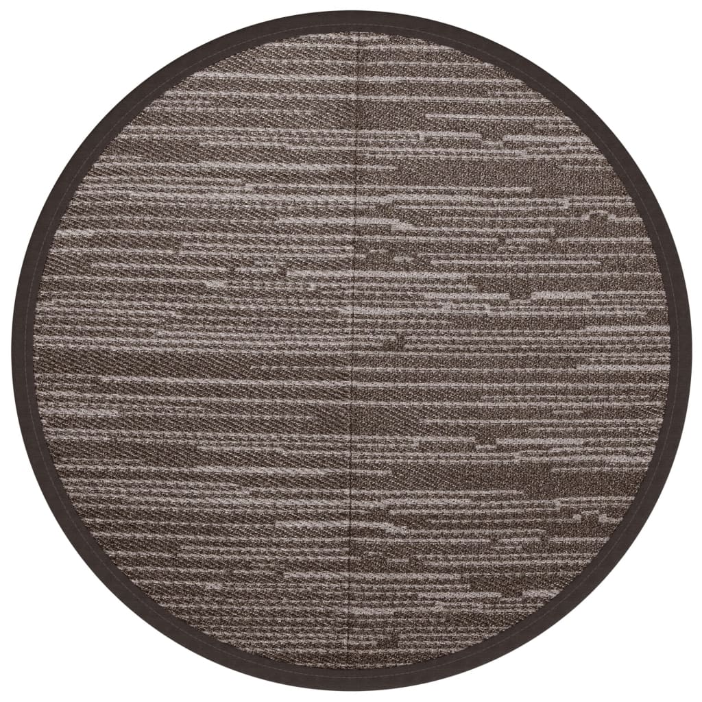 Tappeto da Esterno ARAKIL Marrone Ã˜200 cm PP