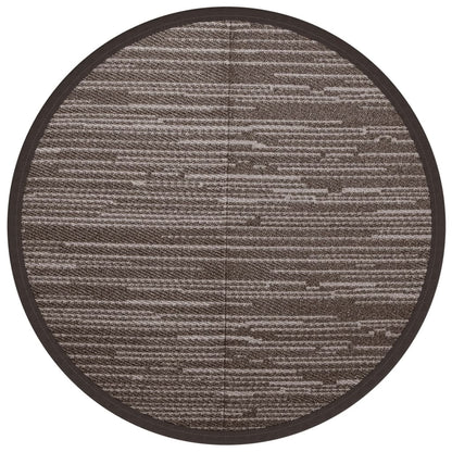 Tappeto da Esterno ARAKIL Marrone Ø200 cm PP