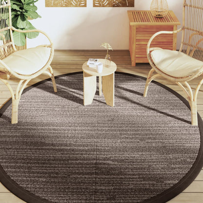 Tappeto da Esterno ARAKIL Marrone Ã˜200 cm PP