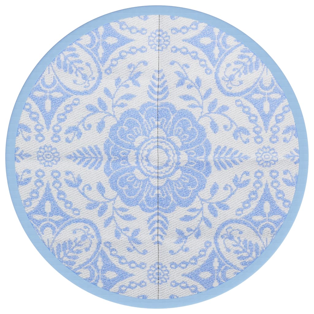 Tappeto da Esterni ARAKIL Blu Baby Ã˜120 cm in PP