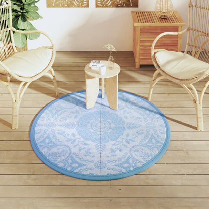 Tappeto da Esterni ARAKIL Blu Baby Ã˜120 cm in PP