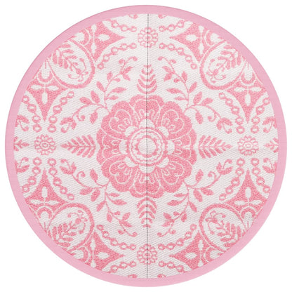 Tappeto da Esterni ARAKIL Rosa Ø200 cm in PP