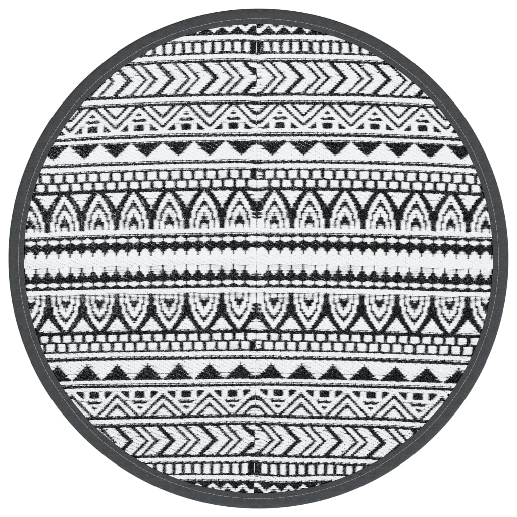 Tappeto da Esterni ARAKIL Nero ÃƒËœ160 cm in PP