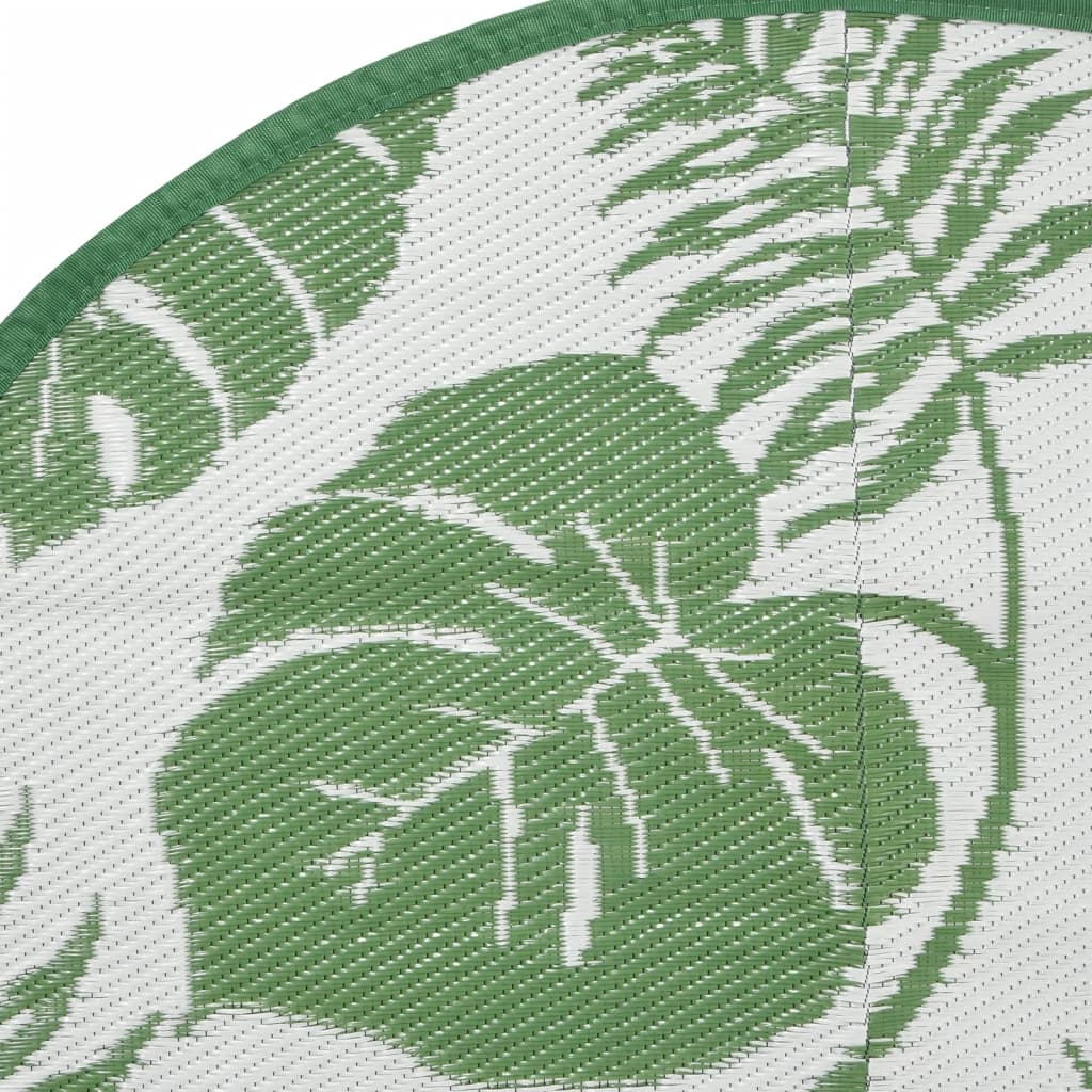 Tappeto da Esterno ARAKIL Verde Ø120 cm in PP