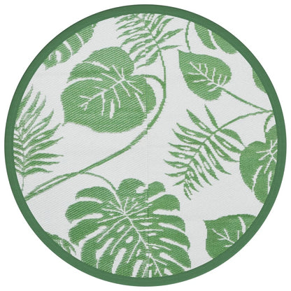 Tappeto da Esterno ARAKIL Verde Ø160 cm in PP