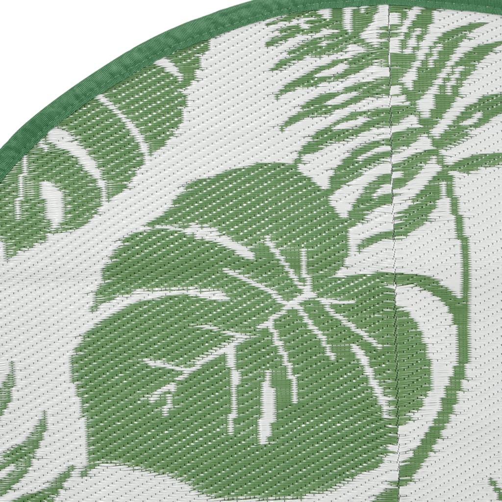 Tappeto da Esterno ARAKIL Verde Ø160 cm in PP
