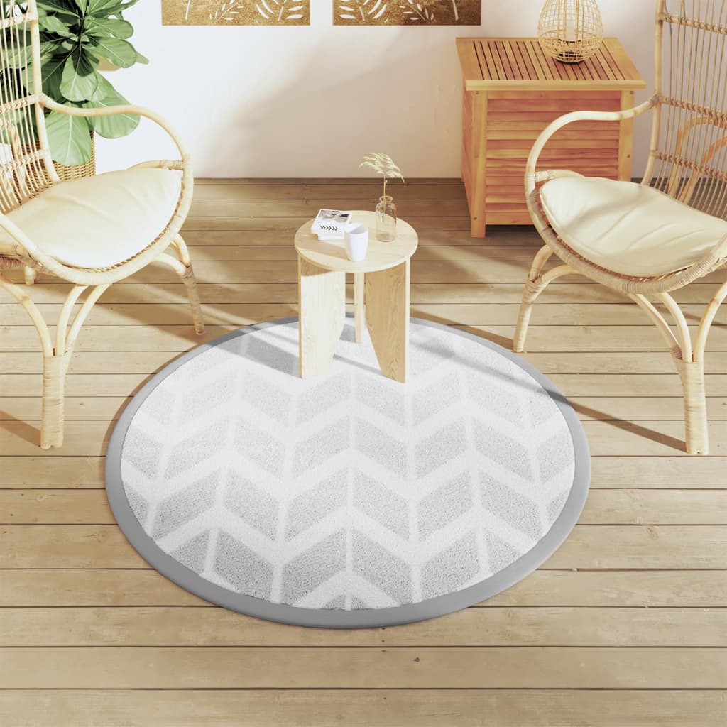 Tappeto da Esterno ARAKIL Grigio ÃƒËœ120 cm in PP