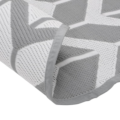 Tappeto da Esterno ARAKIL Grigio Ã˜200 cm in PP