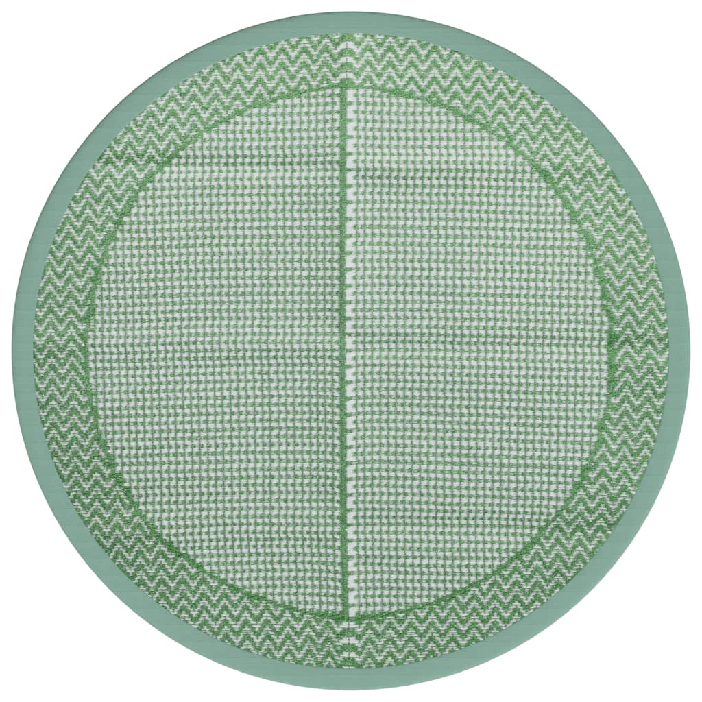 Tappeto da Esterno ARAKIL Verde Ø160 cm in PP