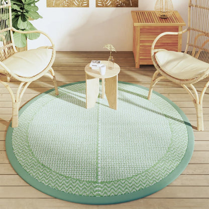 Tappeto da Esterno ARAKIL Verde Ø160 cm in PP
