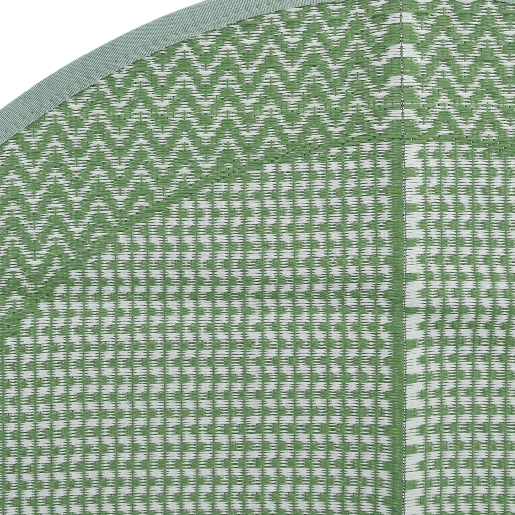 Tappeto da Esterno ARAKIL Verde Ø160 cm in PP