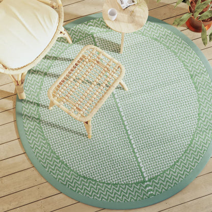 Tappeto da Esterno ARAKIL Verde Ø160 cm in PP