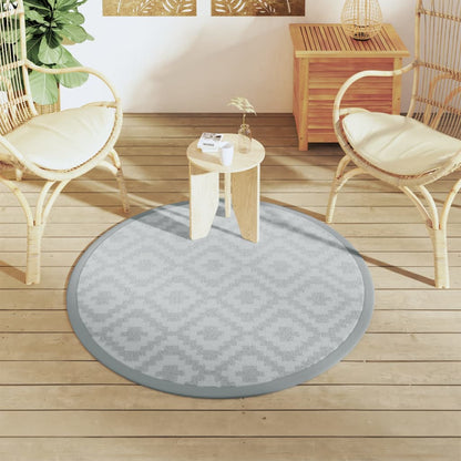 Tappeto da Esterno ARAKIL Grigio ÃƒËœ120 cm in PP