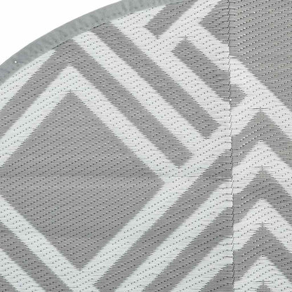 Tappeto da Esterno ARAKIL Grigio Ã˜120 cm in PP