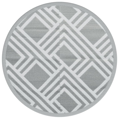 Tappeto da Esterno ARAKIL Grigio Ã˜200 cm in PP