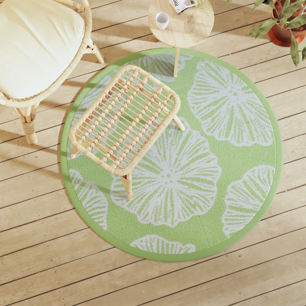 Tappeto da Esterno ARAKIL Verde ÃƒËœ120 cm in PP