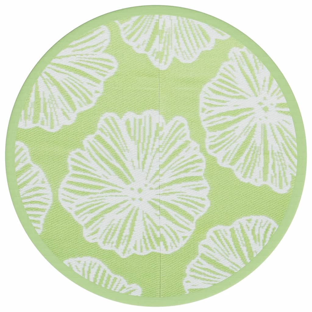 Tappeto da Esterno ARAKIL Verde Ã˜160 cm in PP