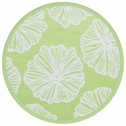 Tappeto da Esterno ARAKIL Verde Ã˜160 cm in PP