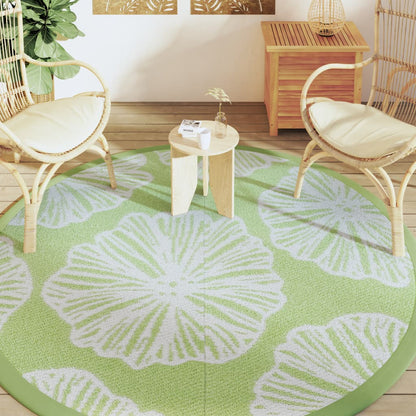 Tappeto da Esterno ARAKIL Verde Ã˜200 cm in PP