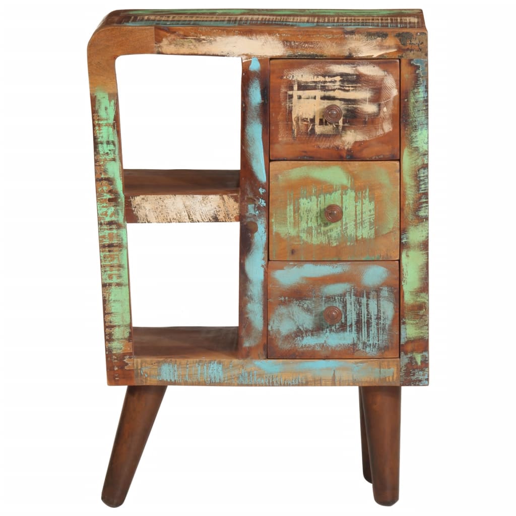 Credenza 55x30x80 cm in Legno Massello di Recupero