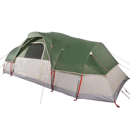 Tenda Familiare a Cupola per 11 Persone Verde Impermeabile