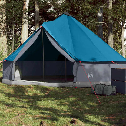 Tenda Familiare Tipi per 6 Persone Blu Impermeabile
