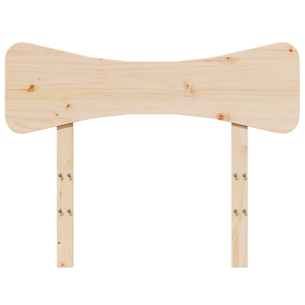 Testiera 90 cm in Legno Massello di Pino