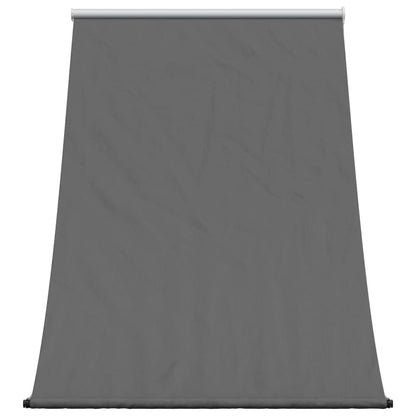 Tenda da Sole Retrattile Antracite 100x150 cm Tessuto e Acciaio