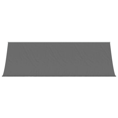 Tenda da Sole Retrattile Antracite 400x150 cm Tessuto e Acciaio