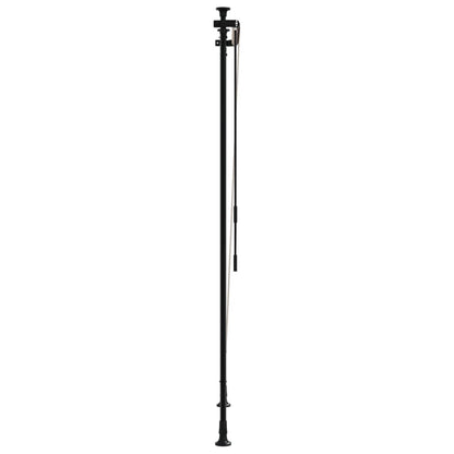 Tenda a Rullo Esterno Gialla e Bianca 100x270cm Tessuto Acciaio