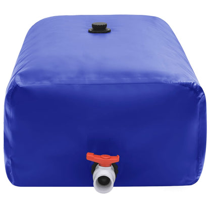 Serbatoio Acqua con Rubinetto Pieghevole 100 L in PVC