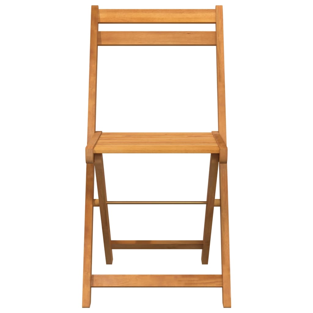 Sedie Pieghevoli da BistrÃƒÂ² 6 pz in Legno Massello di Acacia