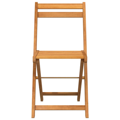 Sedie Pieghevoli da BistrÃƒÂ² 6 pz in Legno Massello di Acacia