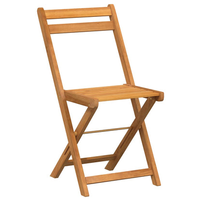 Sedie Pieghevoli da BistrÃƒÂ² 8 pz in Legno Massello di Acacia