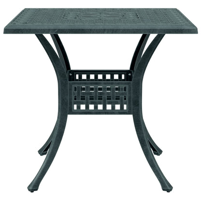 Set da BistrÃƒÂ² 3 pz Verde in Alluminio Pressofuso