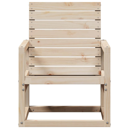 Sedia da Giardino 57,5x63x76 cm in Legno Massello di Pino