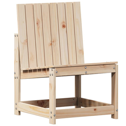 Sedia da Giardino 50,5x55x77 cm in Legno Massello di Pino