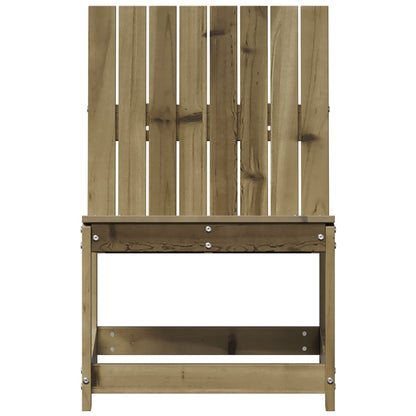 Sedia da Giardino 50,5x55x77 cm in Legno Impregnato di Pino
