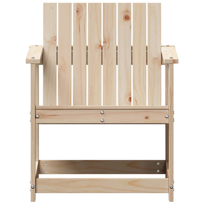 Sedia da Giardino 62x56x77 cm in Legno Massello di Pino