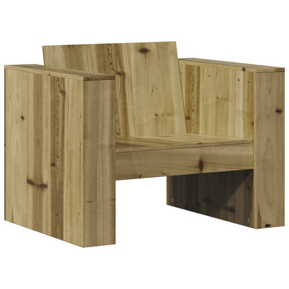 Divano da Giardino 79x60x62 cm in Legno Impregnato di Pino