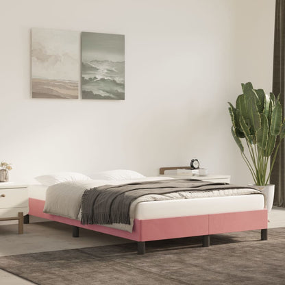 Giroletto senza Materasso Rosa 120x190 cm Velluto