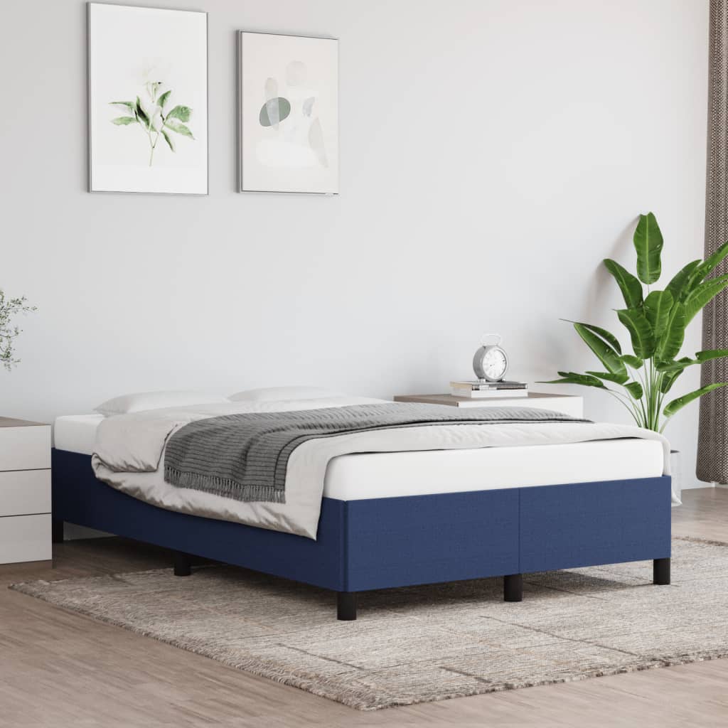 Giroletto senza Materasso Blu 120x190 cm in Tessuto